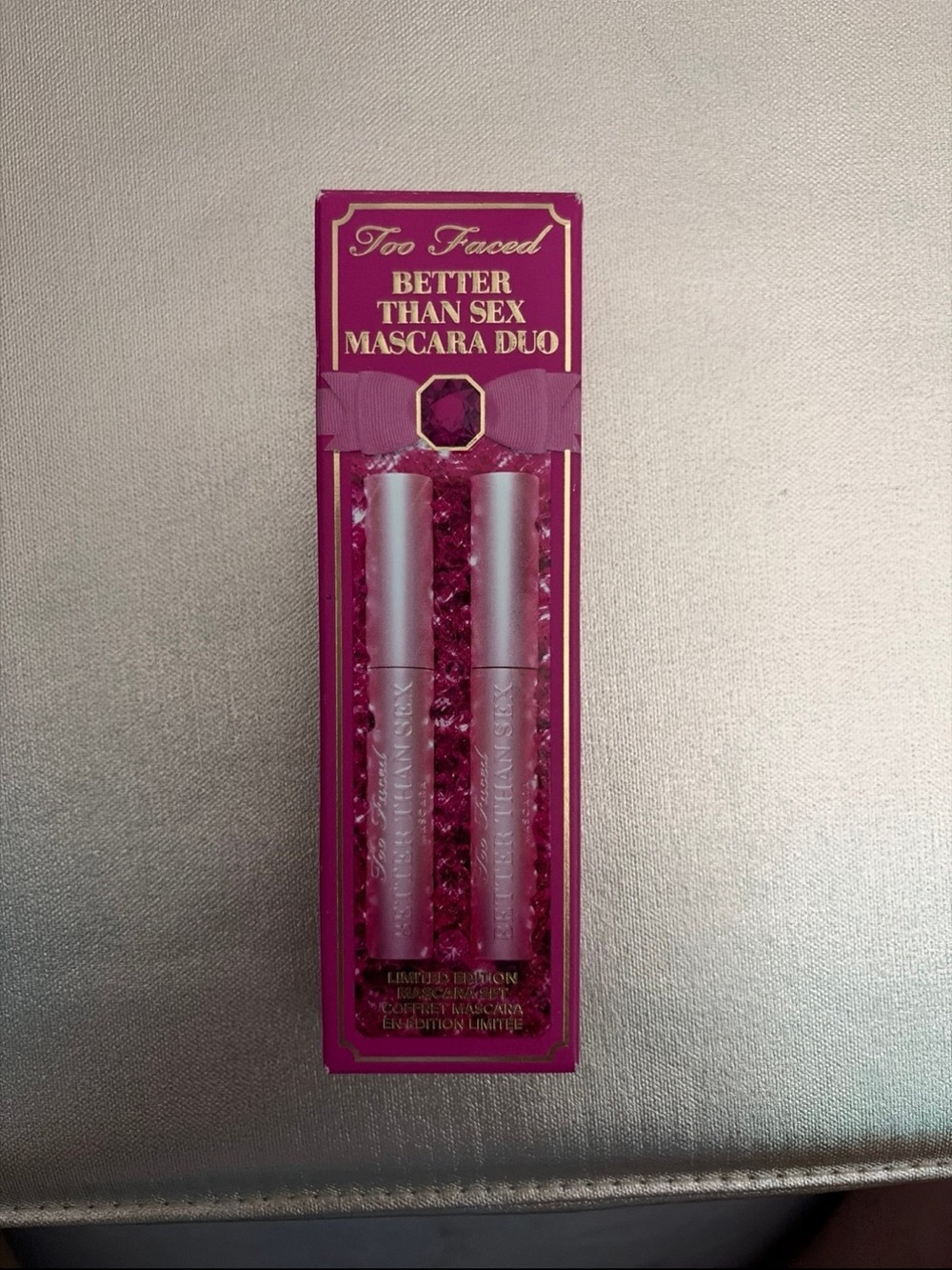 2 full sized Too Faced Better Than Sex Mascara Duo